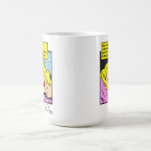 切なきハートのレトロロマンスコミック コーヒーマグカップ (中央)