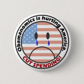 切られた出費-人々に聞いて下さい!! 缶バッジ (正面)