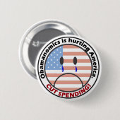 切られた出費-人々に聞いて下さい!! 缶バッジ (正面&裏面)