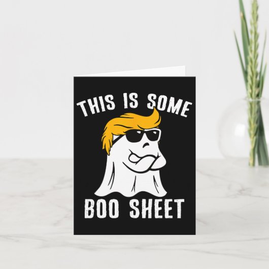 切りおもしろい株ハロウィーンこれはBooシートである カード (正面)