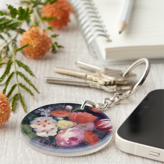 切りたての春の花 キーホルダー (正面右)