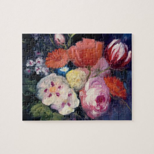 切りたての春の花 ジグソーパズル (横)