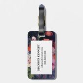 切りたての春の花 ラゲッジタグ (裏面縦)