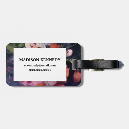 切りたての春の花 ラゲッジタグ (裏面横)