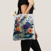 切りカラフル紙花 トートバッグ (クローズアップ)