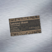 切り丸薪の供給ビジネスカード マグネット名刺 (インサイチュ)