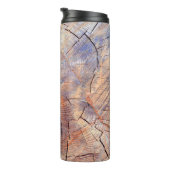 切り傷の木。木材を森に詰める。テクスチャ タンブラー (回転右)