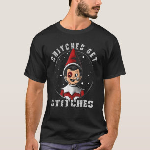 切り傷はステッチを取得し、最後に溝のスローガン Tシャツ