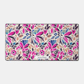 切り出しインスパイアフローラ形状パターン デスクマット (正面)