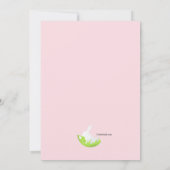 切り出しイースターエッグ招待状 招待状 (裏面)