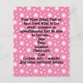 切り出しカップケーキとピンクのさくらんぼを上 チラシ (裏面)