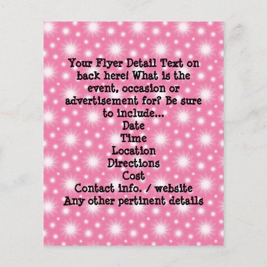 切り出しカップケーキとピンクのさくらんぼを上 チラシ (裏面)