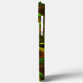 切り出しスタイルの葉グリーンの傷 Case-Mate iPhoneケース (裏面 / 左)