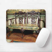 切り分けられたソファー、に類似したタペストリーの座席と マウスパッド (マウス)