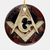 切り分けられたプラクのオーナメント セラミックオーナメント (裏面)