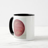 切り分けられるラッカー皿 マグカップ (正面左)