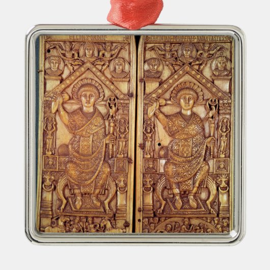 切り分けられる領事の二部作Anastasius メタルオーナメント (正面)
