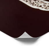 切り刻まれたアイボリー・ハンドルを備えた魚型サーバー ポスター (角)