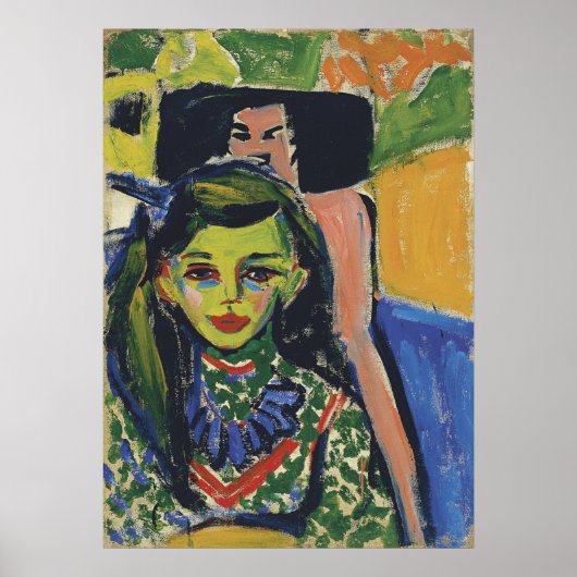 切り刻まれた椅子の前のフランジー ポスター (正面)