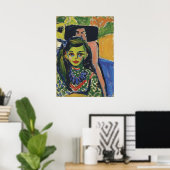 切り刻まれた椅子の前のフランジー ポスター (ホームオフィス)