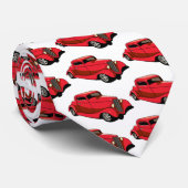 切り刻まれた赤いクーペ ネクタイ (ロール)
