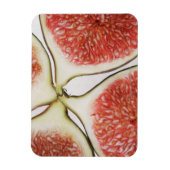 切り取ったイチジクを閉じる マグネット (縦)