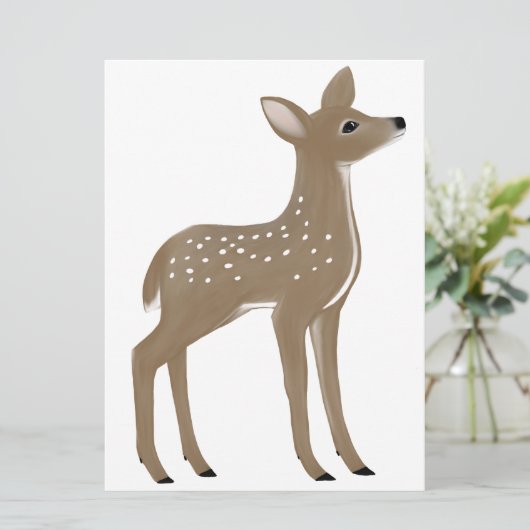 切り取った子鹿 招待状 (スタンド正面)