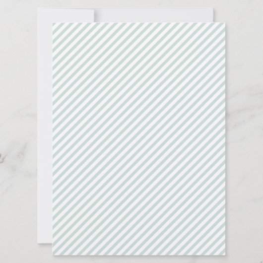 切り取った子鹿 招待状 (裏面)