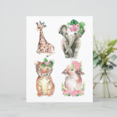 切り取ってコラージュする水彩細胞動物 (スタンド正面)