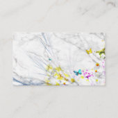 切り取りとクラシックの名刺4件 名刺 (裏面)