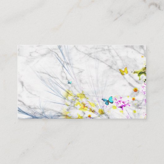 切り取りとクラシックの名刺4件 名刺 (裏面)