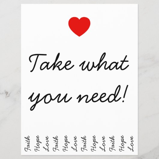 切り取りストリップの遠くに作成 チラシ (正面)