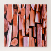 切り取りログのスタック ジグソーパズル (横)