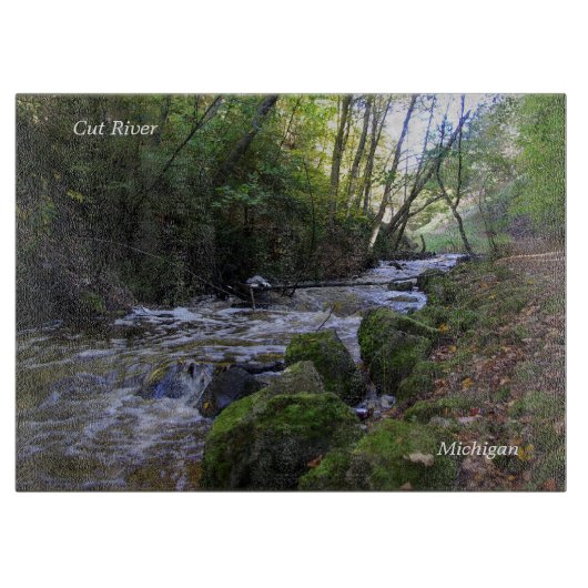 切り取り河川板 カッティングボード (正面)