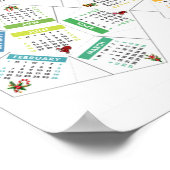 切り取り3Dカレンダー2022 ポスター (角)