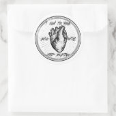 切り取りV2を開く ラウンドシール (バッグ)