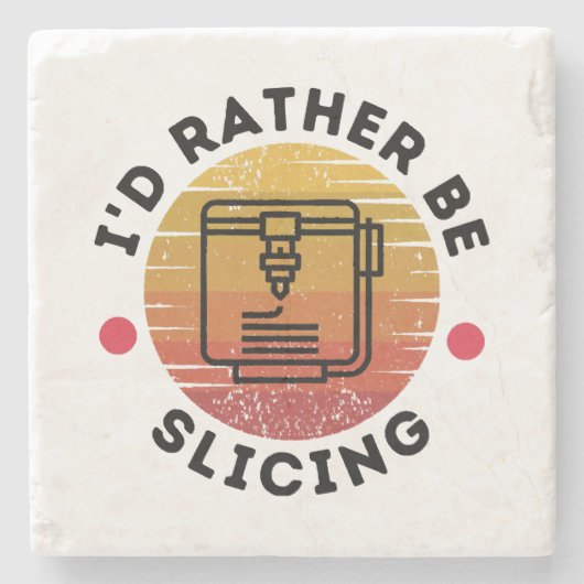 切り取る方が良い ストーンコースター (正面)