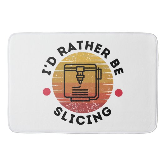 切り取る方が良い バスマット (正面)