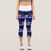 切り取る カプリレギンス (正面)