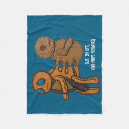 切り取る フリースブランケット