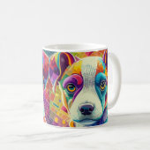 切り子犬 コーヒーマグカップ (正面右)