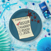 切り抜きの巨大なパーティーお祝いの個人設定 ペーパープレート (パーティー)