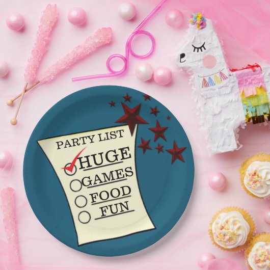 切り抜きの巨大なパーティーお祝いの個人設定 ペーパープレート (パーティー)