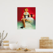 切り抜きピン留め ポスター (キッチン)