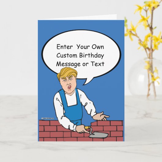 切り抜き壁誕生日カーカスタマイズド – メッセージ  カード (黄色い花)