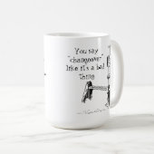 「切り替えは悪いみたいだ」マークV コーヒーマグカップ (正面右)