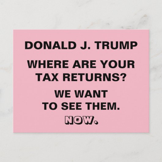 切り札どこに税金申告抵抗がある ポストカード (正面)