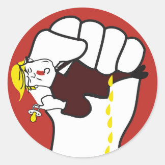 切り札に貼る ラウンドシール