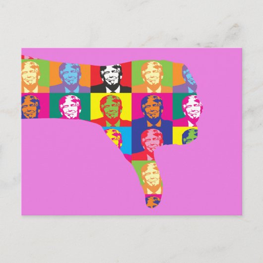 切り札のはがきを拒絶 ポストカード (正面)