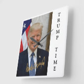 切り札の時間 スクエア壁時計 (傾斜)